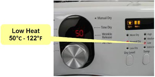 Temperature For Heat Settings B